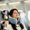 Cooling Ice Silk Memory Foam Travel Neck Pillow With Carry Bag Airplane Car Train Trip