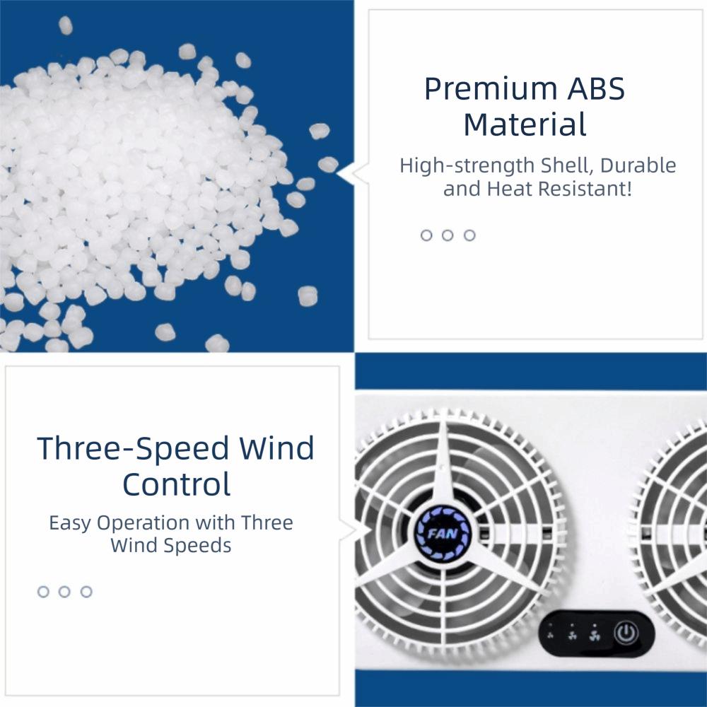 USB Powered Car Exhaust Fan 3 Levels Adjustable Car Window Fan USB Car Cooling Fan Auto Air Vent