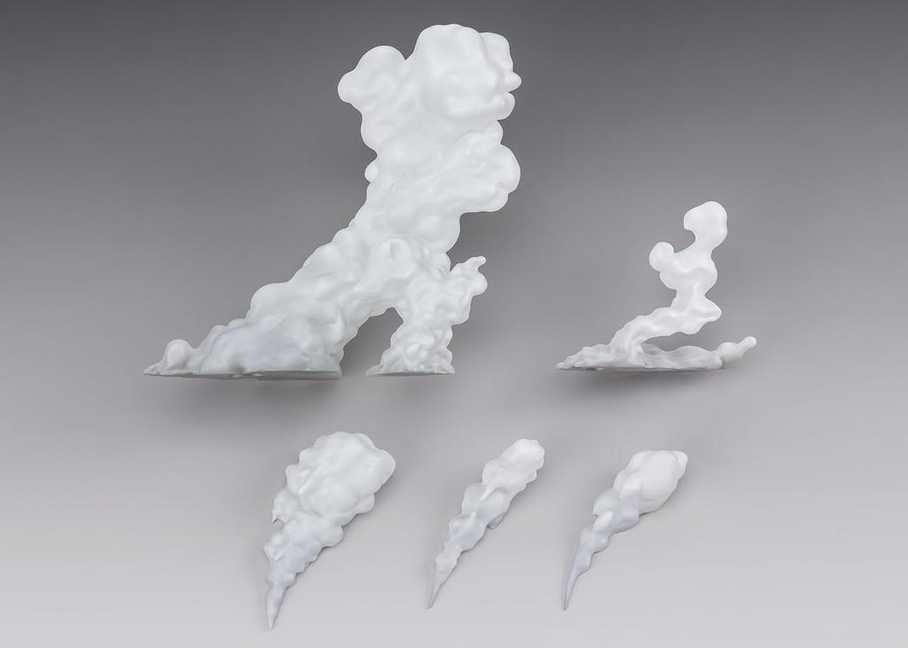 TAMASHII NATIONS Soul EFFECT SMOKE White for 135mm Effect Parts for Figures Ver. S.H.Figuarts Approx. PVC&ABS