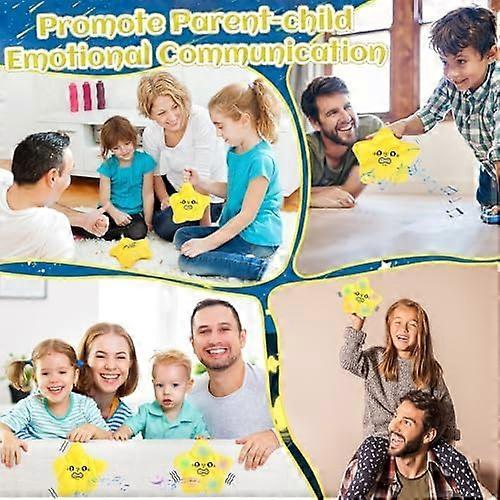 Dancing Talking Angry Star Kids Interactive Toys with Lights and Music - Cute Moving Starfish Keychain Backpack Pendant