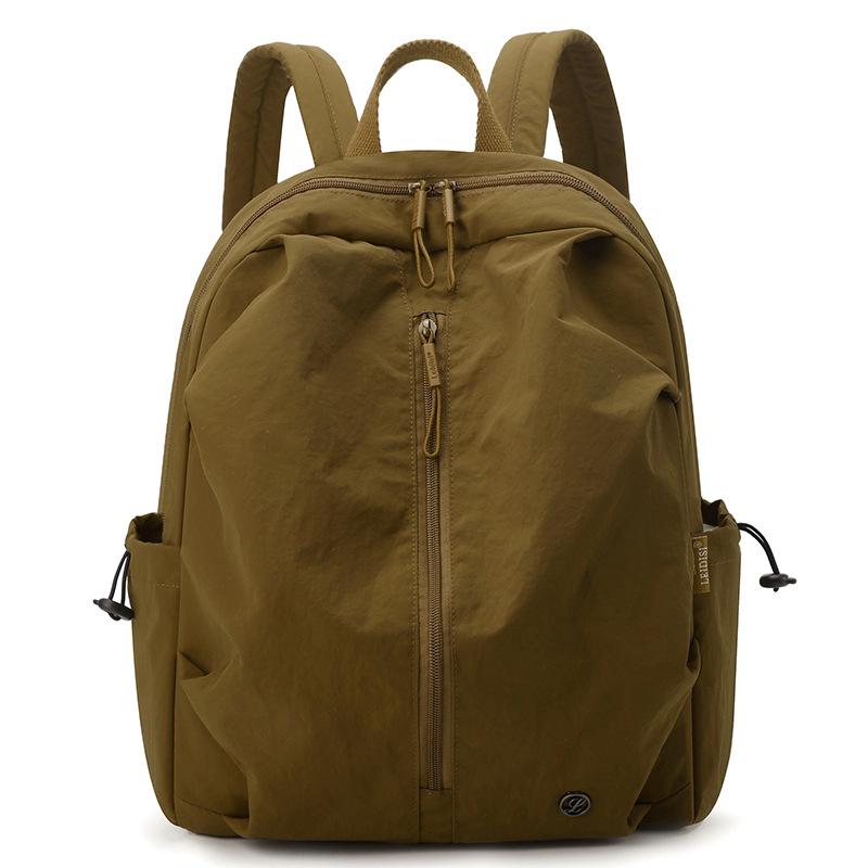 Schoolbag casual backpack female simple high school college student schoolbag Korean large capacity high sense travel backpack tide