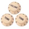 1 Knobs Caps Volume W/ White Number for ST Electric Guitar Replacement Parts