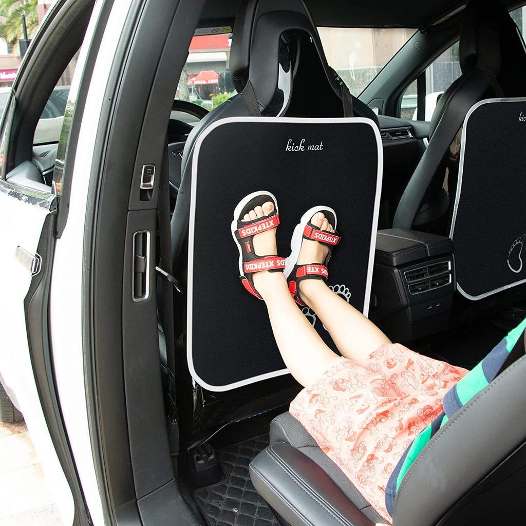 Anti-Scratch Car Seat Kick Mat - Protects Seat Back