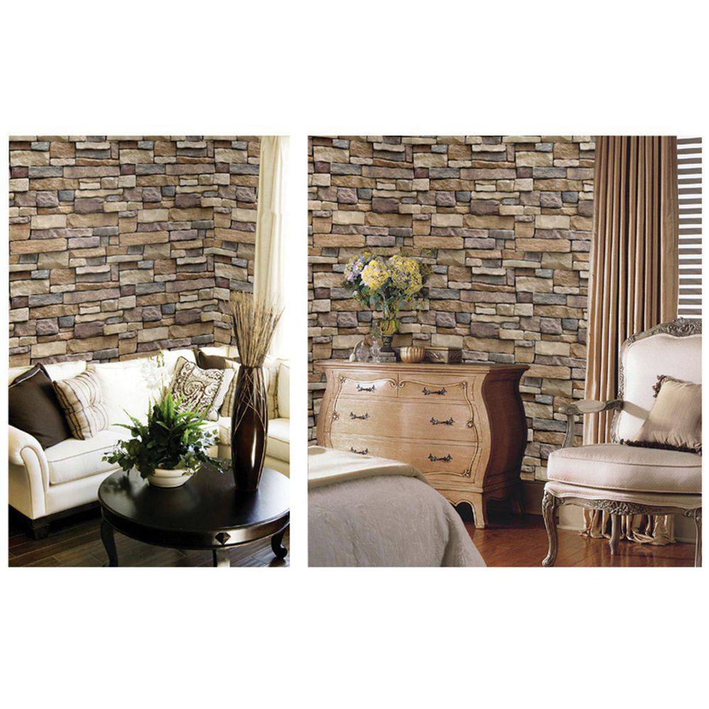 3D PVC Self Adhesive Wall Sticker Decal Brick Stone Living Room Background Decor 3D PVC Self Adhesive Wall Sticker Decal Brick Stone Living Room Background Decor