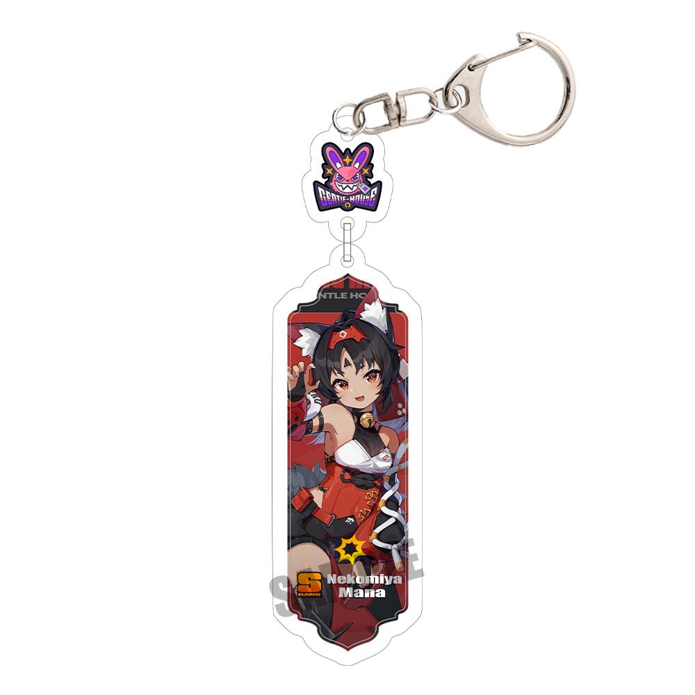 Game Zenless Zone Zero Acrylic Keychain Aria Cissia Nangong Yu Backpack Keyring Pendant Belle Nicole Demara Decorative Ornament