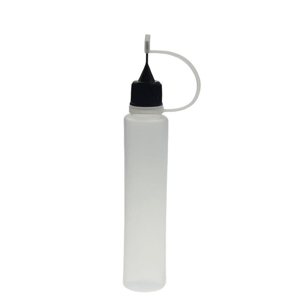 Needle-Point Liquid Dispensing Bottle for Makeup, Tattoo Pigment, Essential Oils, PE Plastic