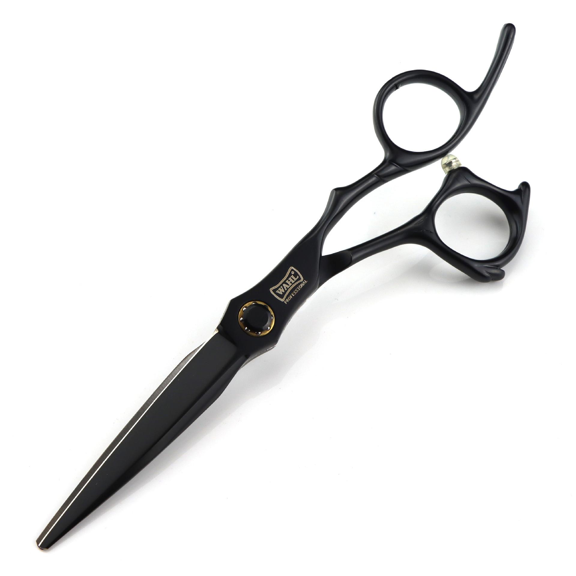 6.0 Inch Lwh-11 Black Paint Wall, Hair Scissors, Hair Scissors, Flat Scissors, Bangs Scissors, Tooth Scissors, Thin Scissors lwh-11 black flat scissors