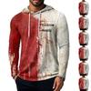 Men's Short Sleeve Hoodie Cotton Hooded T Shirts Lightweight Sweatshirt Hoodies Pullover