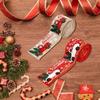 DIY Wreath Christmas Ribbon 5CM 6.3CM 2M Christmas Gift Packing Wrapping  Party