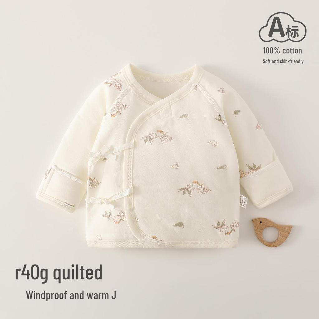 Herbst-Winter Reiner Baumwolle Neugeborenen Halbrücken Babykleidung, Nahtloses Design | Anyang Baby- und Kinderbekleidung