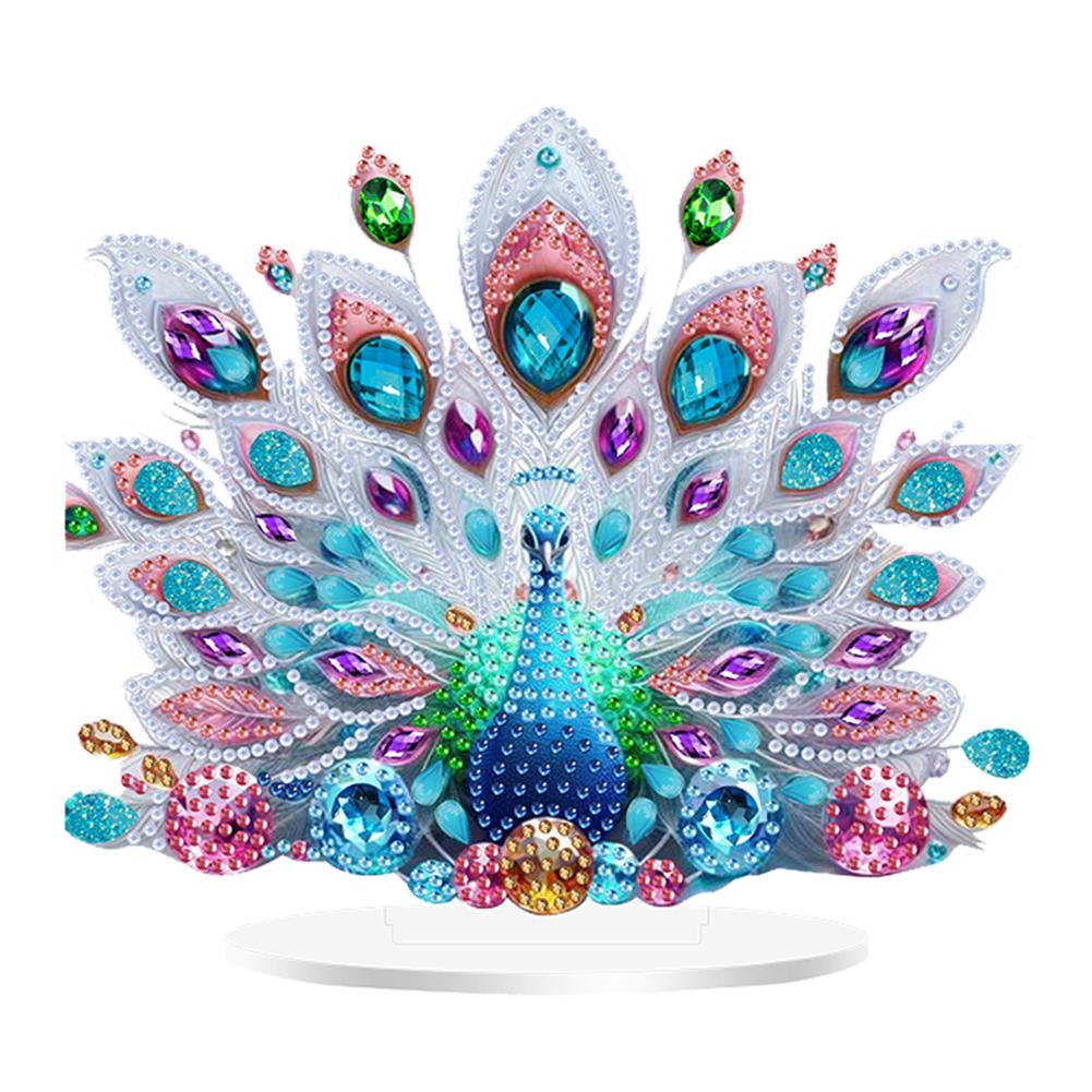 Animal Table Top Diamond Painting Ornament Kits Acrylic 5D DIY Diamond Art Tabletop Decorations Bedroom Table Decor