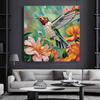 DIY Handmade Hummingbird Pearl Art Kit 30x30cm Frameless Floral Pearl Diamond Painting, Creative Craft Kit for Home Wall Decor & Hobby Lovers