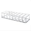 Korean Style Desktop Cosmetic Organizer with 8 Transparent Storage Grids