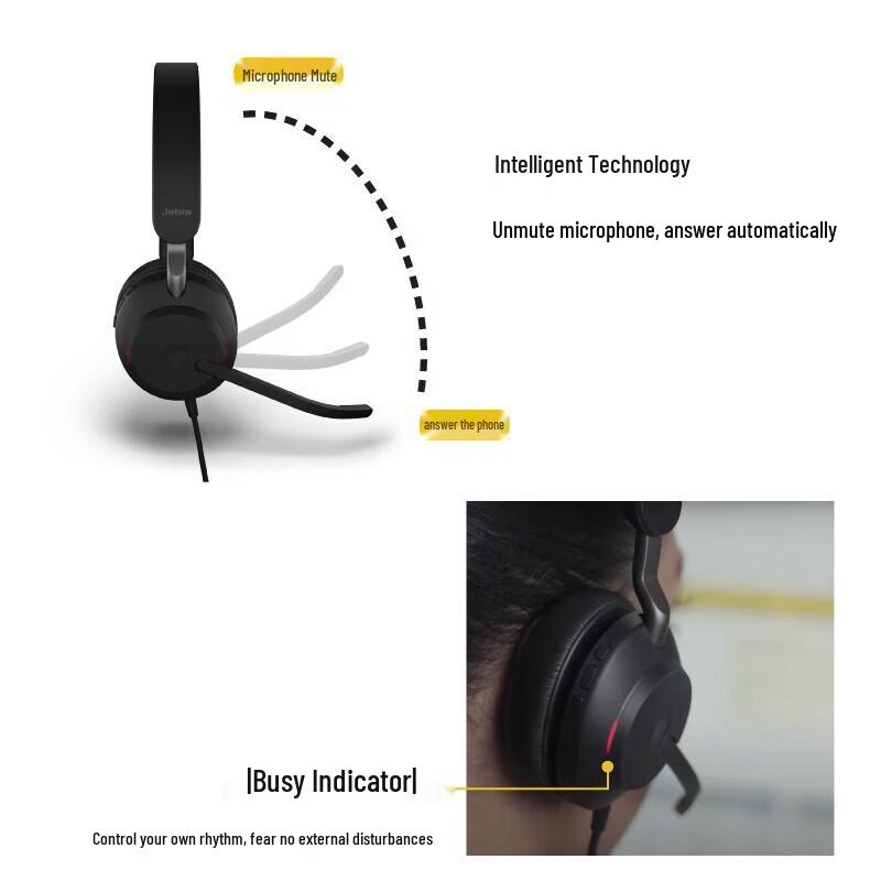 Jabra Evolve2 40 UC USB Stereo Headset