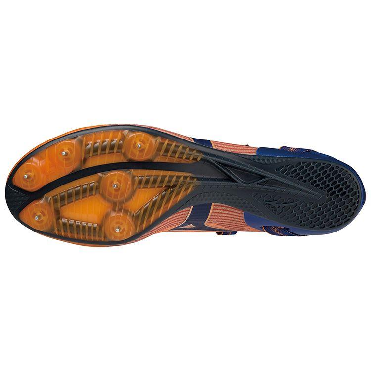 Mizuno X Blast Elite 2 Low Top Professional Running Shoes Unisex Running Shoes Orange Blue U1GA220266