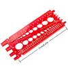 Bolt Nut Thread Checker Inch & Metric Thread Tester Bolt Gauges Metric Size Gauge Tester Measuring Tool KitsAccessories