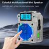 HRDG18 Colorful Multi-functional BT Speaker with LED Colorful Lights 9 Levels Rotating Speed With