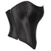 JYL TS Black Ding Summer Women's Retro Palace Style Waist Wrapped Zipper Chest Wrapped with Bone Shaped Clothing