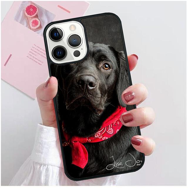Cute Pet Dog Labrador Retriever Cover For iPhone 17 Air 15 16 14 13 12 Pro Max 11 Pro Max Plus Phone Case Coque