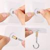 1Pcs Heavy Duty Plant Flower Pot Hanging Bracket Wall Mounted Seamless Transparent Hooks