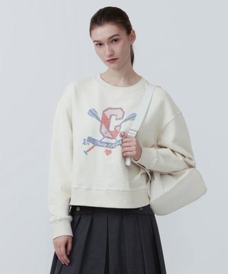 CLOVE [25Ss Clove] Pigment Sweatshirt (Cream)