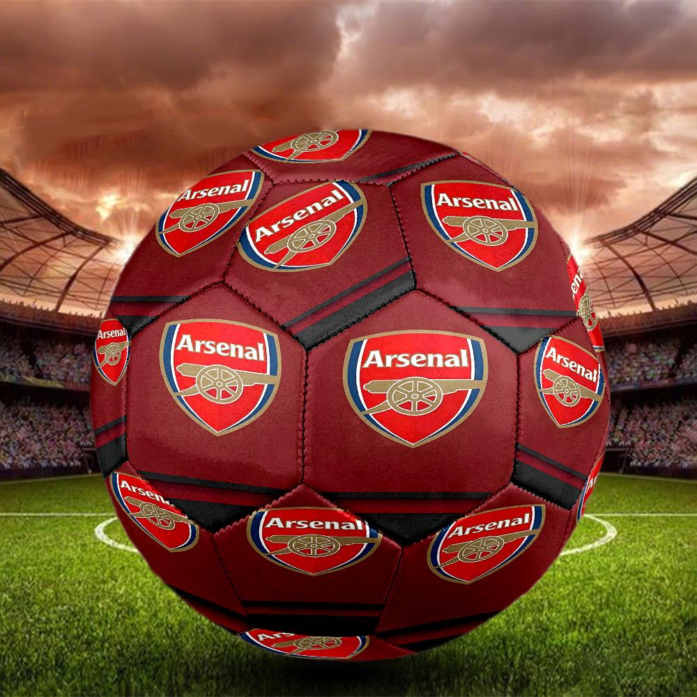 Football F.C Print Size 5 Soccer Ball, Standard Match Football for Sports Game and Team Practice, Ideal Gift for Soccer Fans