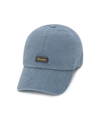 KODAK Small Wappen Washed Relaxed Fit Ball Cap Blue