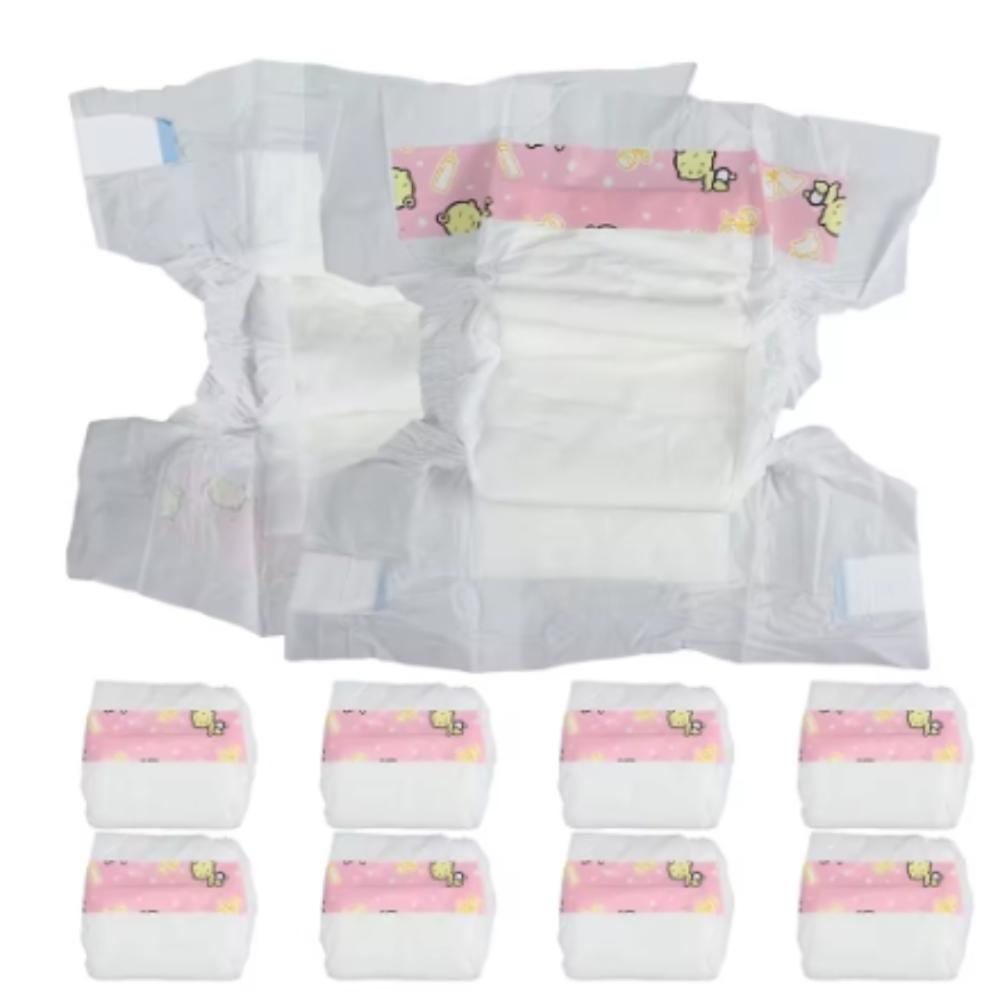 10 Pcs Reborn Dolls Baby Accessories Decorate Pretend Fake Clothes Toy Play House Diapers  Children