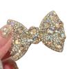 Korean Style Rhinestone Bow High-Gloss Hair Clip