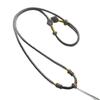 Collana Laccetto Intrecciato Fatto a Mano con Ciondolo Dorato: Stile Unisex di Alta Gamma