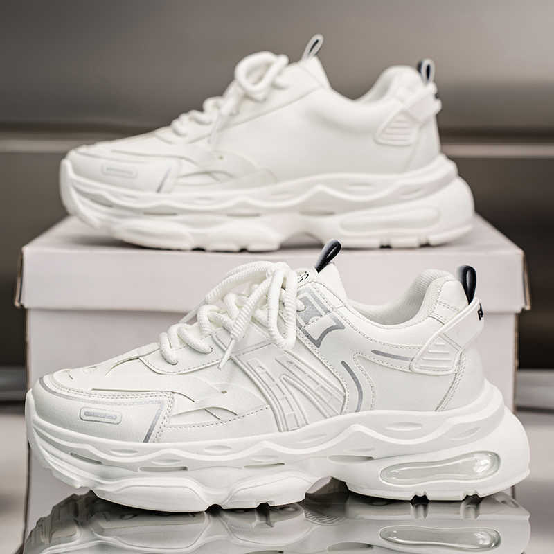 Fashion Flat Sole With Lacing Men's Shoes Dress Heels Moccasins Shoes For Men White Dress Shoes For Men Sneakers Sport New Arrival