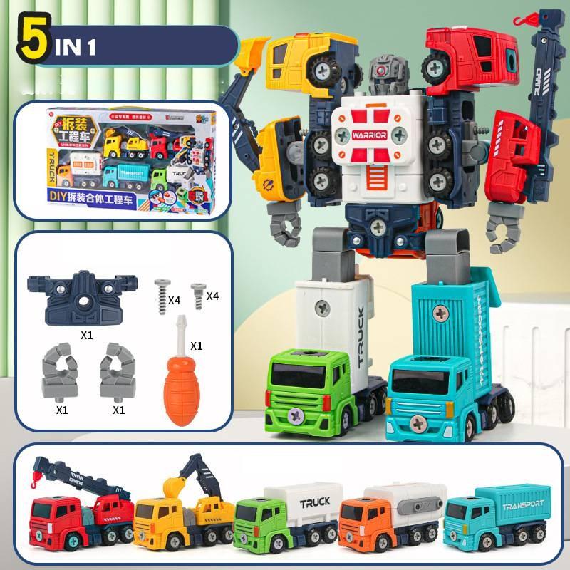 

Набор игрушек-машинок «Сделай сам», инженерный, разборный, трансформируемый, образовательный робот