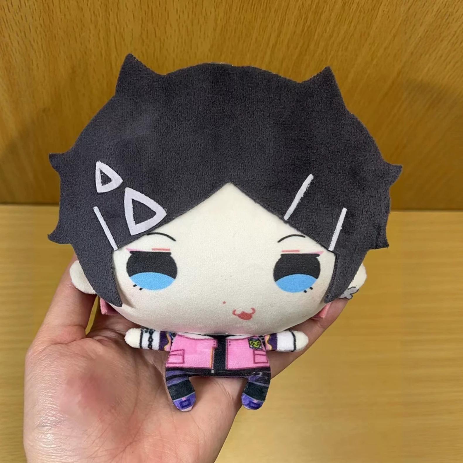 Valorant Chibi Bean Pluche Hanger Jett Sage Omen Schattige Mini Boon Vormige Katoenen Pop Sleutelhanger Game Fans Rugzak Verzamelsieraad Cadeau 12cm