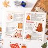 Yuezhen Creative Waterproof Journal Stickers - Plush Time Encounter PET Material