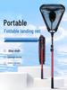 Portable Aluminum Alloy Fishing Net Set with Telescopic Rod