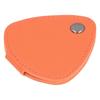 Guitar Pick Storage Bag 6 Slots Container PU Leather Metal Buckle Picks Holder Pouch for Daily Performance Use Orange