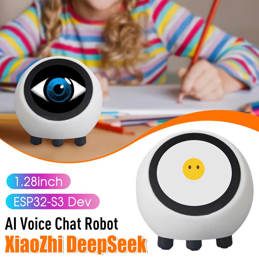 ESP32 AI Voice Chat Robot DeepSeek XiaoZhi Smart Home Assistant ESP32-S3 N16R8 Development Board Wifi Clock 1.28inch Mini Robot