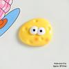 Big Eyes Cheese Resin Toy - Handmade DIY Accessories: Fridge Magnet, Shoe Buckle, Hair Accessory
