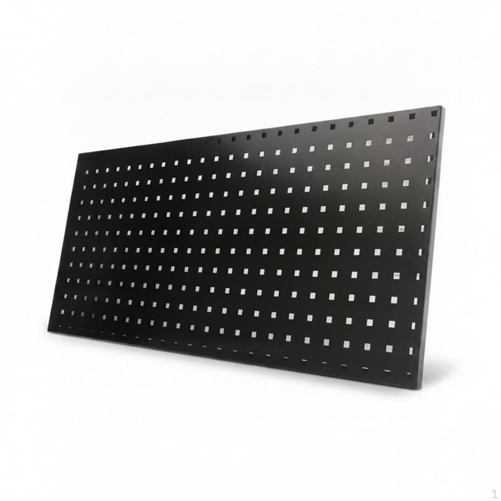 Metall-Lochplattensystem Quadratloch-Gitter Wandmontiert Perforiert für Werkstatt, Garage
