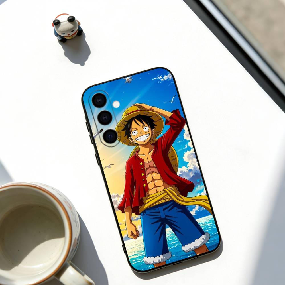 Monkey D. Luffy Phone Case For Samsung Galaxy A73,A72,A71,A70,A53,A52,A51,Others Soft Black Cover