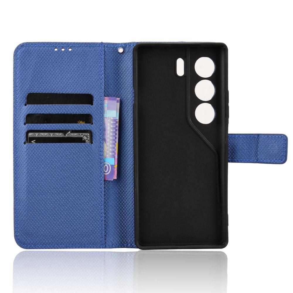 For TECNO Camon 40 4G CM5 Case PU Leather Diamond Texture Wallet Phone Cover