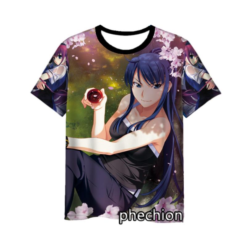 Phechion New Fashion Men/Women The Eden of Grisaia 3D Printed Short Sleeve Casual T Shirt Sporting Hip Hop Summer Tops L253