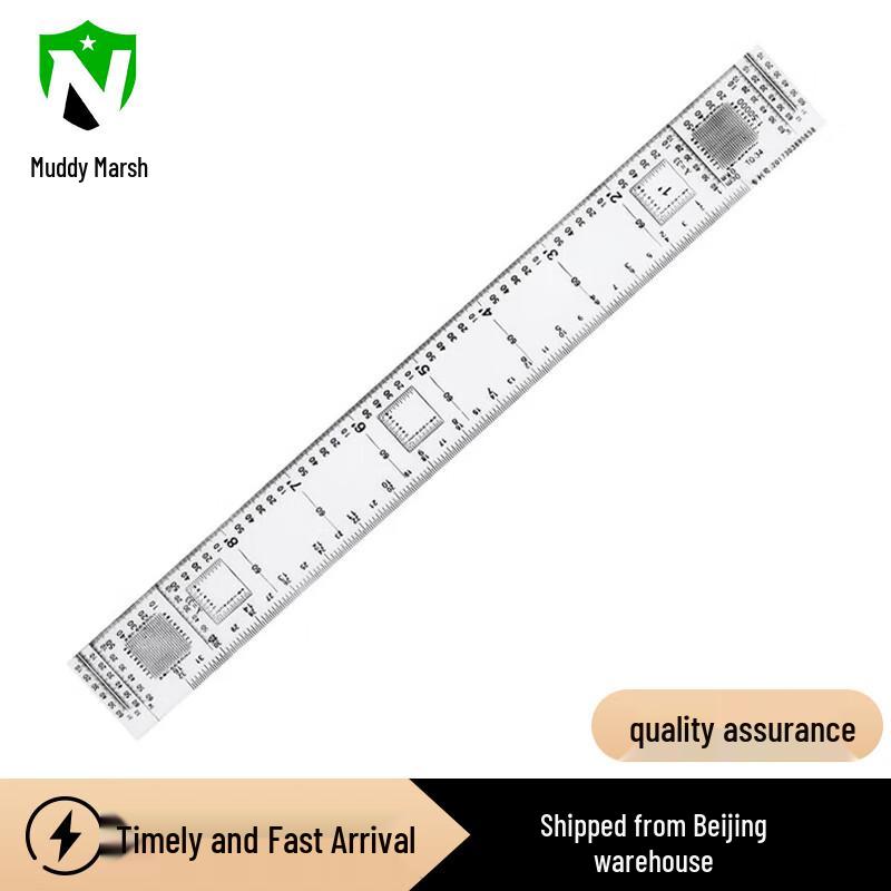 Military Map Longitude and Latitude Ruler