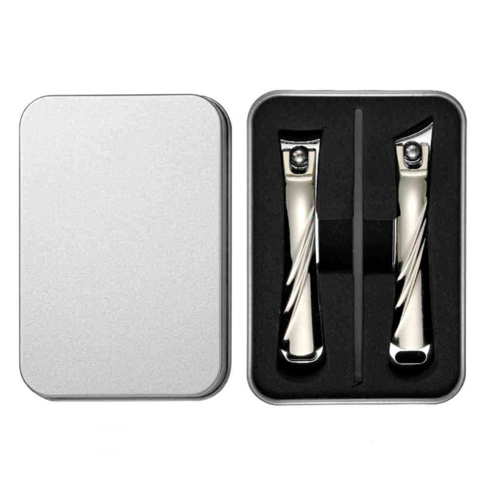 Anti-splash Large Diagonal Nail Clippers Large Opening Alloy Nail Manicure Tools Diagonal Pliers Pedicure Tools Thick Hard Nail