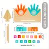 1 Counting Board, 13 Digit Blocks, 10 Cards, 2 Bases, 1 Bracket To Cultivate Cognitive Abilities, Mathematical Operations, Addition, Subtraction