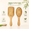 Bamboo Meridian Massage Comb with Laser-Printed Logo