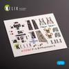 Reskit 1/72 F-4B Phantom II Interior 3D Decal (for Fine Molds) Plastic Model Decal RSKK72187 (Airplane)