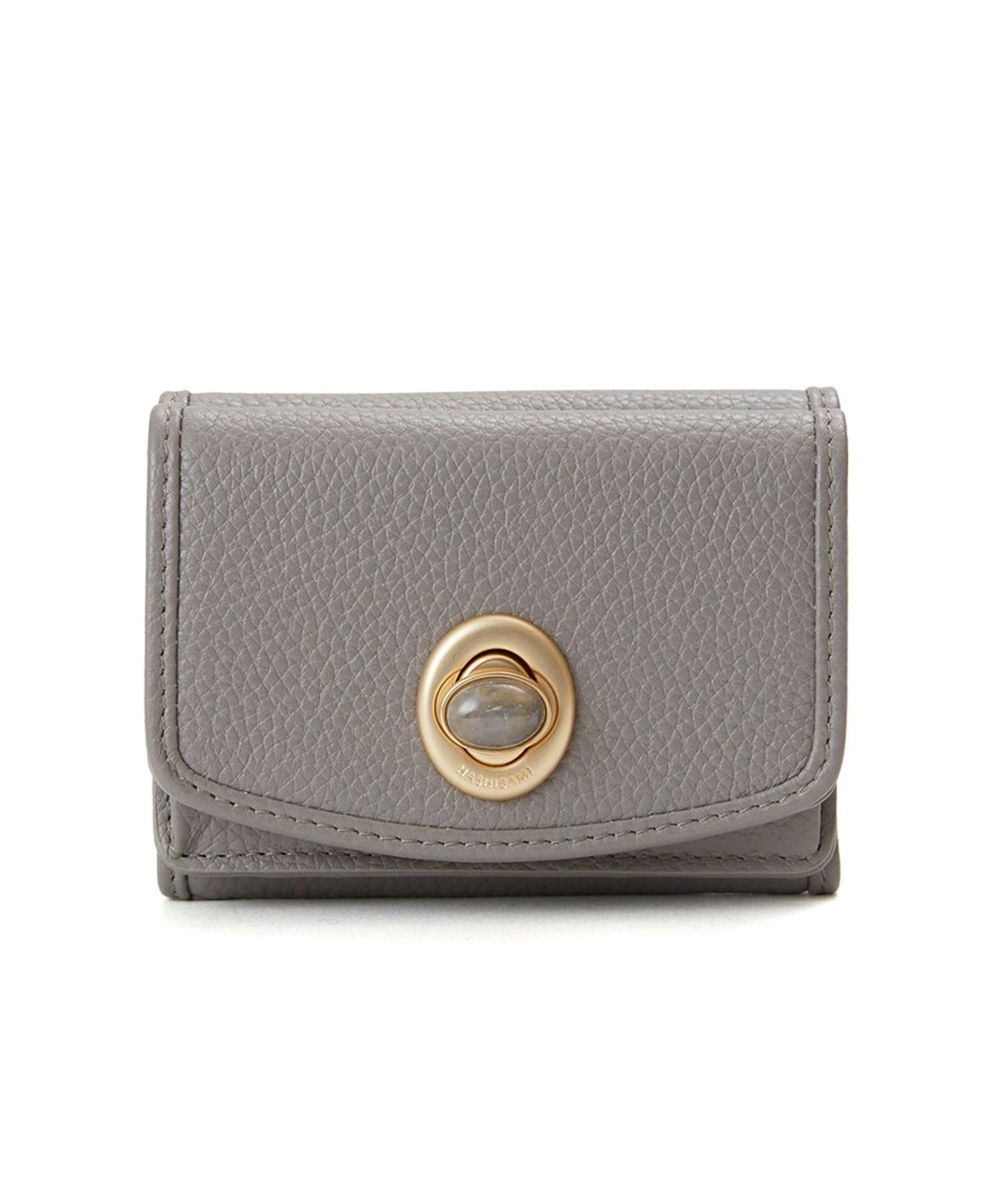 

Trifold Wallet Natural Stone Mini Wallet Mid Gray [Hazel] Women s
