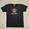 Vintage Y2k Link TV Offizielles News Junkie T-Shirt Herren M Grunge Ironisch Amerikanisch A