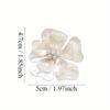Pearl Plant Pins Elegant Design Dressing Decoration Jewelry Accessories Brooch  Gift